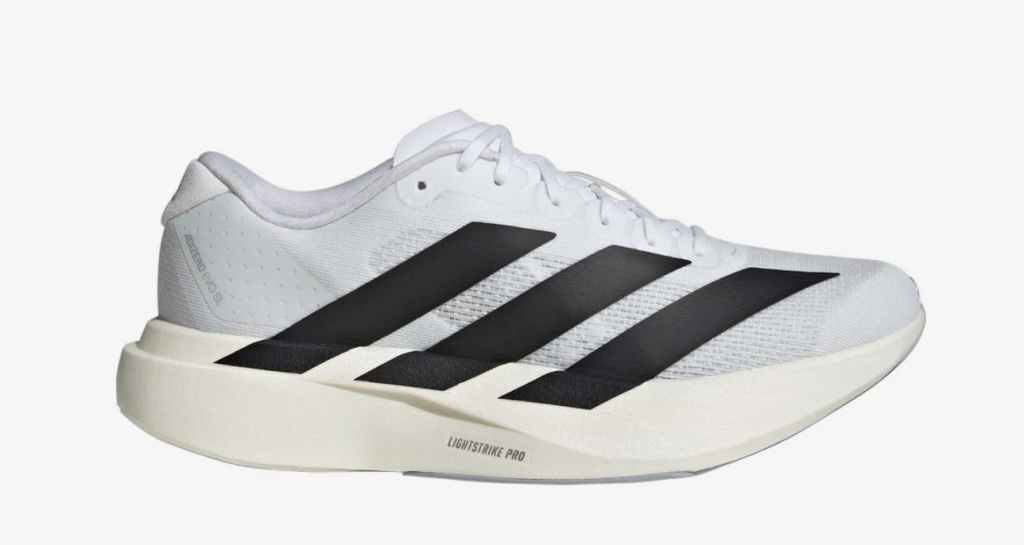 adidas Adizero Evo SL black and white running shoe